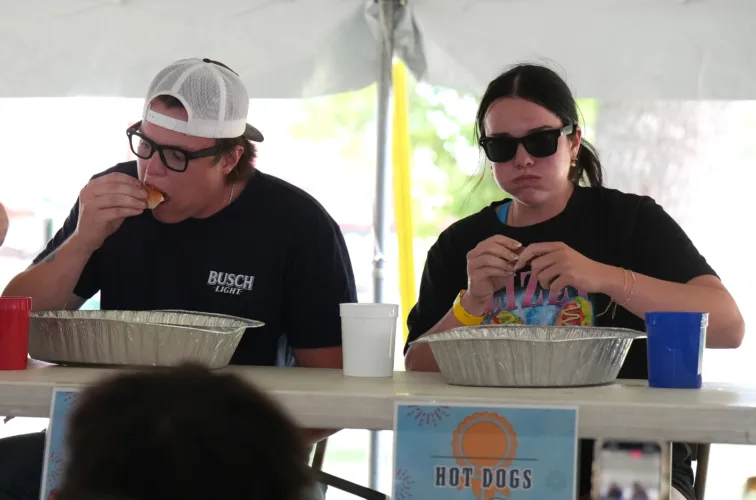 Hot dog-eating contest winner devours competition